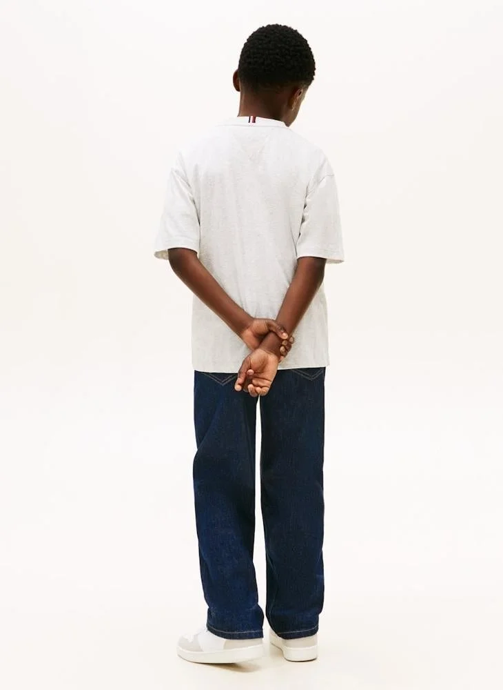 TOMMY HILFIGER Kids Essential Crew Neck T-Shirt